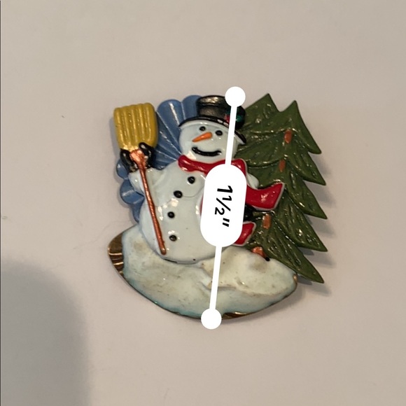 Vintage Christmas Brooch Set - 12 Piece Gold Holiday Pin Collection With Christmas Themes